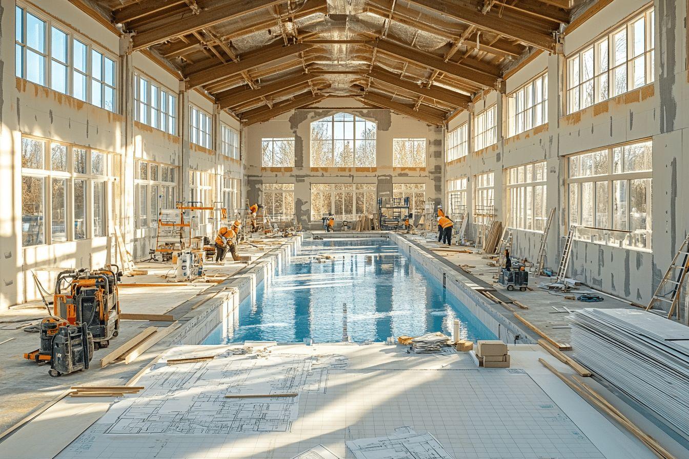 Guide complet pour construire une piscine intérieure : étapes clés