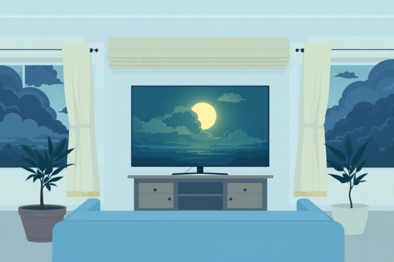 Peut-on regarder la télé pendant un orage ? Risques et précautions