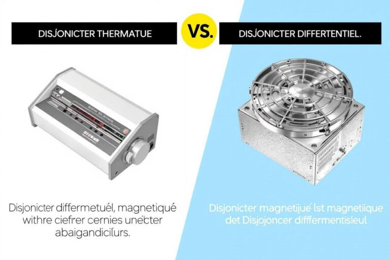 Disjoncteur magnétothermique vs différentiel : 8 différences clés