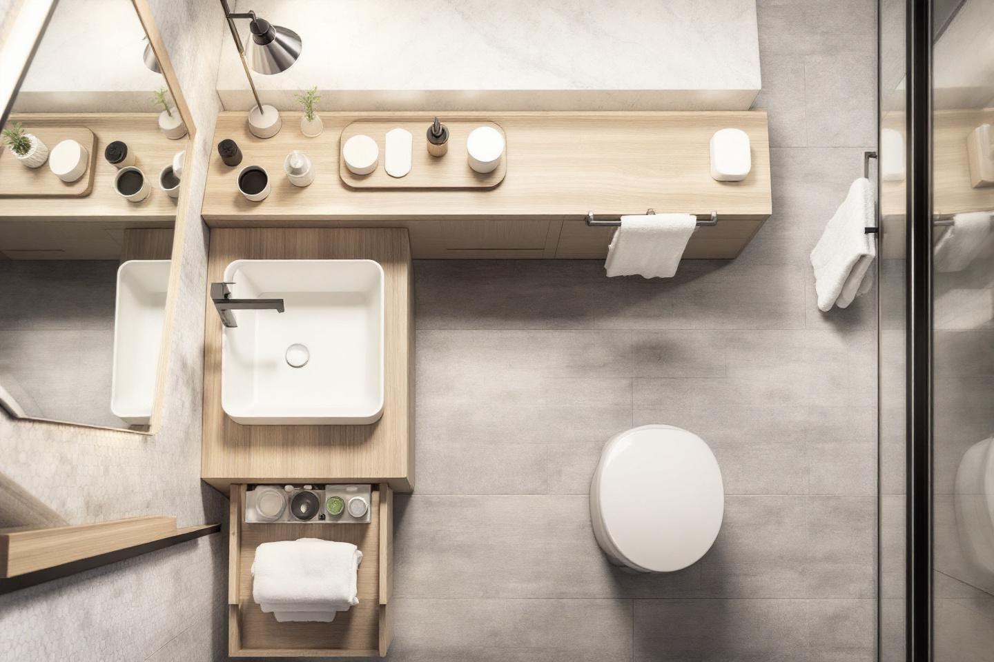 11 Plans d'aménagement pour une salle de bain de 4m2