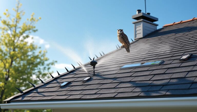découvrez des techniques efficaces pour éloigner les oiseaux perchés sur votre toit et protéger votre maison des nuisances.