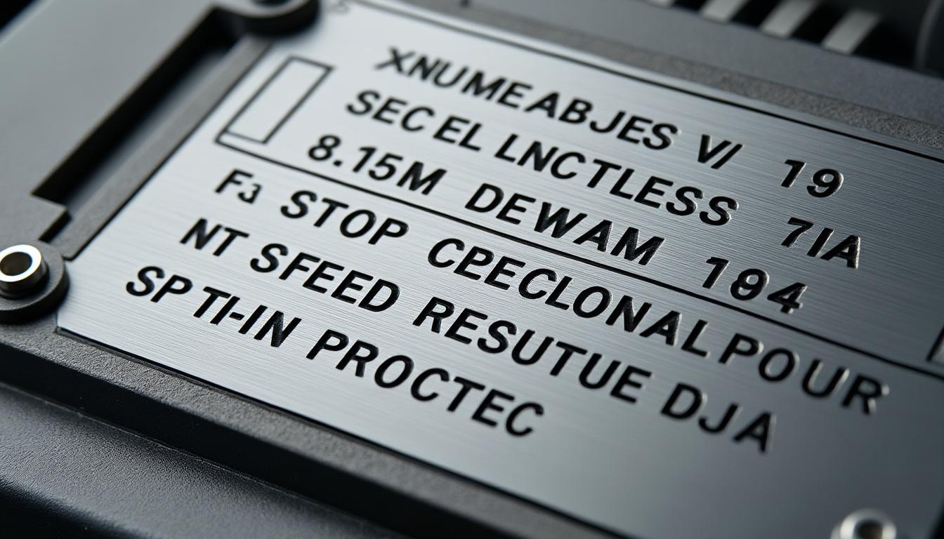 découvrez comment lire et interpréter la plaque signalétique d'un moteur électrique grâce à ce guide pratique détaillé, pour bien comprendre toutes ses indications essentielles.