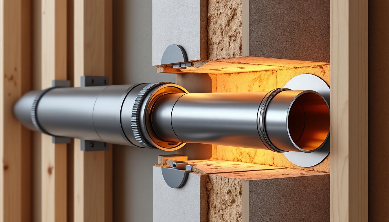 découvrez les normes essentielles pour une installation sécurisée d'un conduit de poêle traversant un mur en placo, garantissant sécurité et conformité aux réglementations.