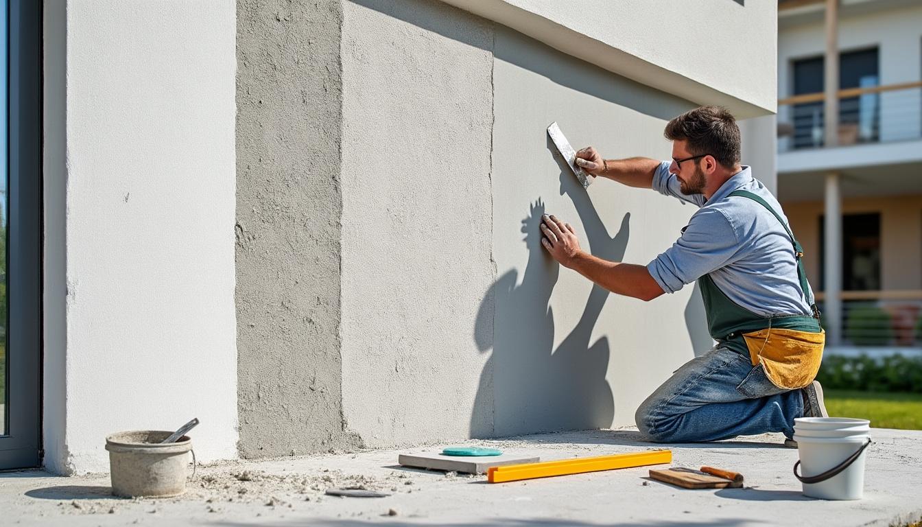 découvrez la méthode détaillée pour appliquer un enduit gratté et les bénéfices qu'il apporte pour sublimer et protéger efficacement votre façade.