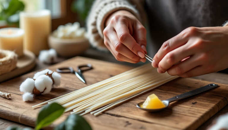 découvrez notre guide pratique pour apprendre à fabriquer facilement vos propres mèches de bougies. astuces simples et conseils pour des bougies parfaites à la maison.