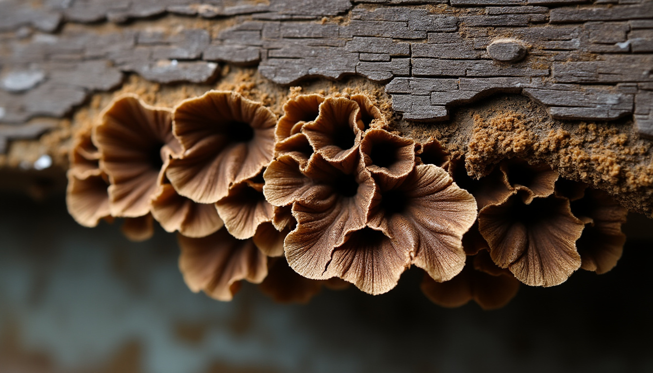 découvrez le coniophore des caves, un champignon lignivore discret mais redoutable, qui attaque le bois et peut causer des dégâts importants dans les environnements humides.