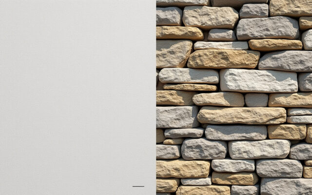 découvrez les différences entre l'enduit à pierre vue et la pierre apparente, avec un décryptage détaillé des subtilités et particularités de chaque technique pour sublimer vos murs.