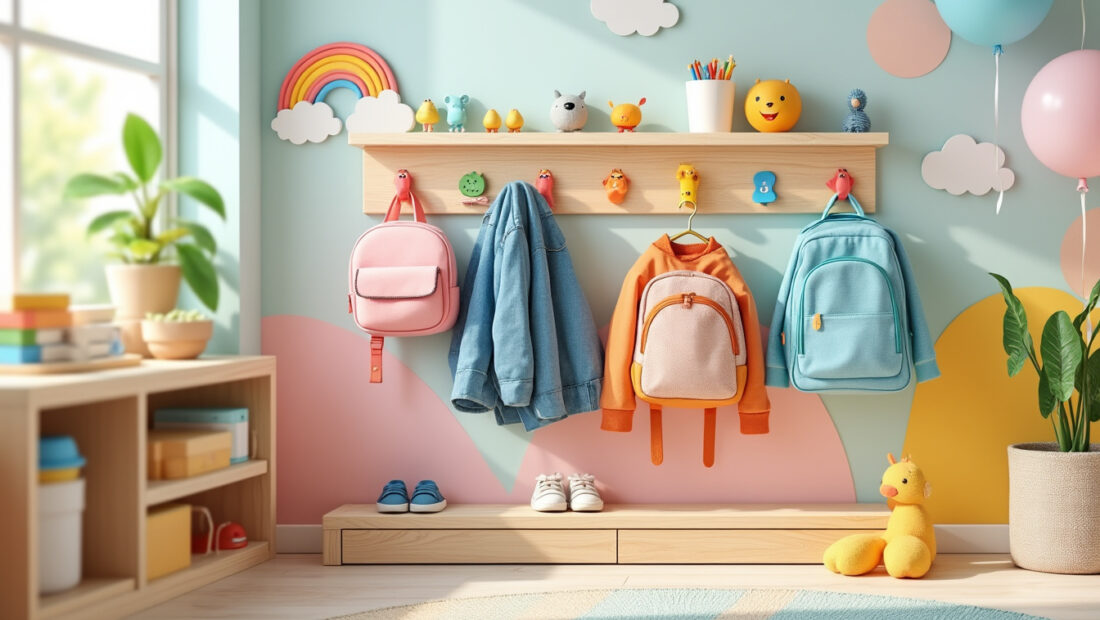 découvrez nos porte-manteaux personnalisés spécialement conçus pour les tout-petits en petite section, alliant praticité et originalité pour une organisation optimale en classe.