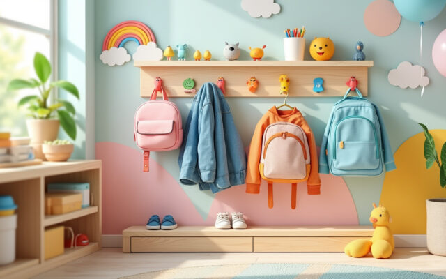 découvrez nos porte-manteaux personnalisés spécialement conçus pour les tout-petits en petite section, alliant praticité et originalité pour une organisation optimale en classe.