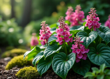 découvrez bergenia cordifolia, la plante idéale pour les jardins d'ombre, alliant robustesse et beauté avec ses feuilles épaisses et ses fleurs éclatantes.