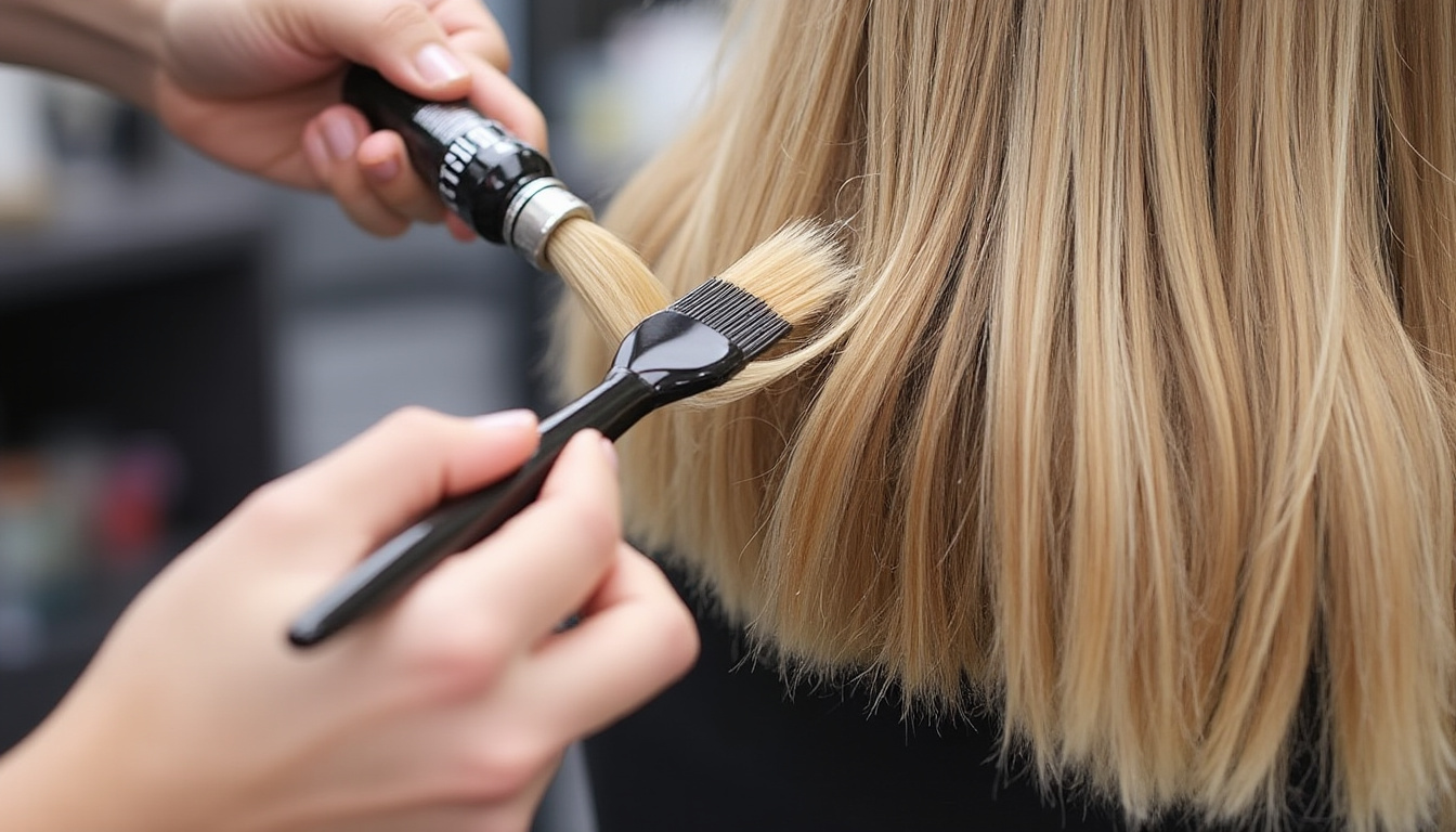 découvrez la coloration bbhair shine en nuance blond foncé 6. flacon pratique de 60ml pour une application facile et un résultat éclatant.