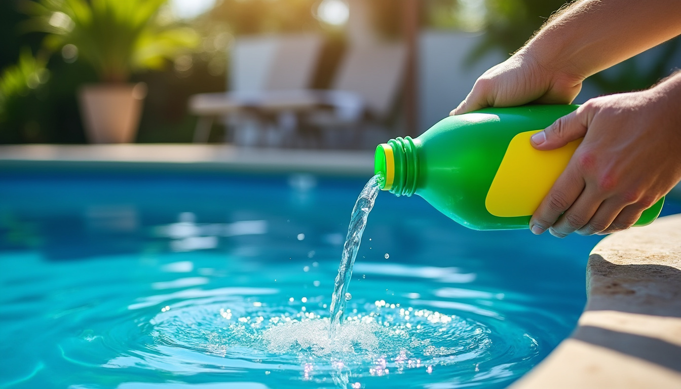 découvrez notre guide pratique pour bien utiliser un anti-algues et garder votre piscine propre et claire toute la saison.