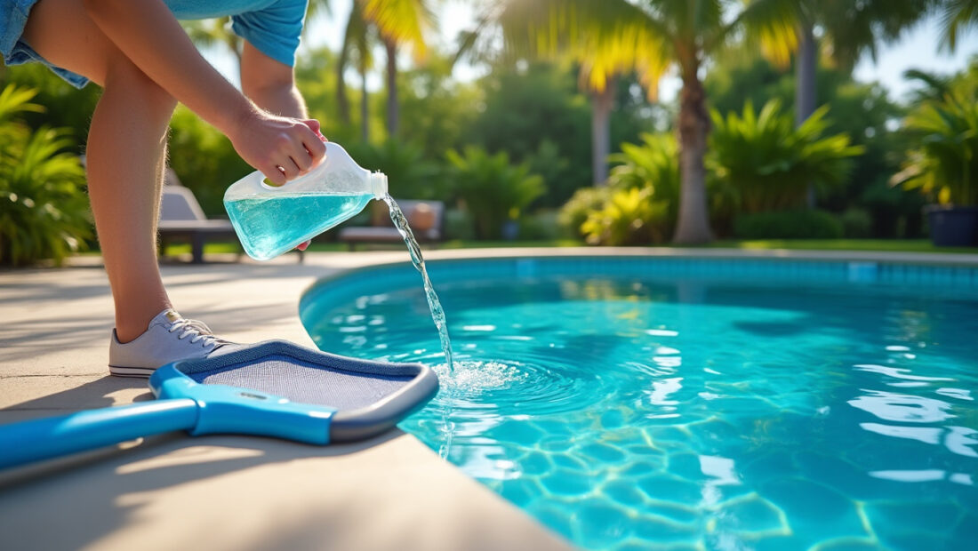 découvrez notre guide pratique pour bien utiliser un anti-algues et garder votre piscine propre, claire et agréable tout au long de la saison.