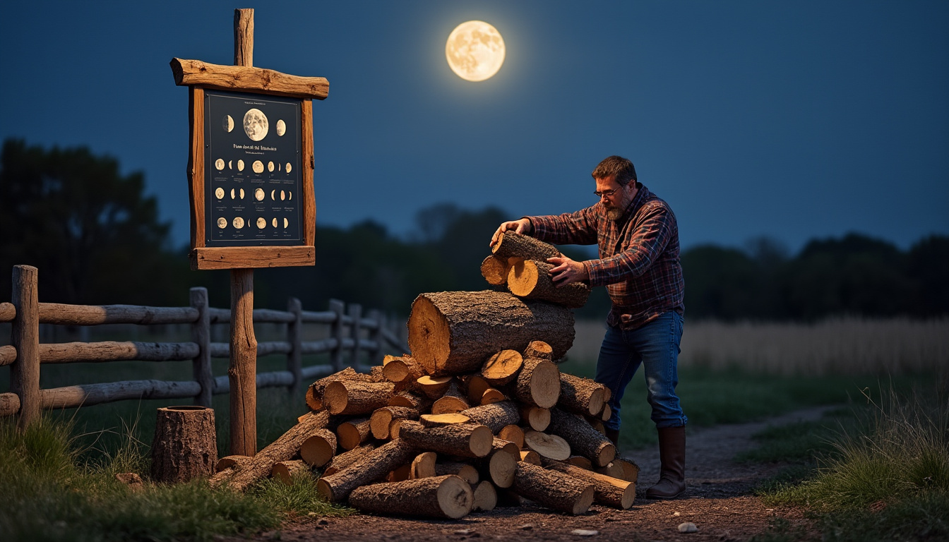 découvrez comment les phases lunaires influencent le moment idéal pour couper votre bois de chauffage afin d'optimiser son séchage et sa combustion.