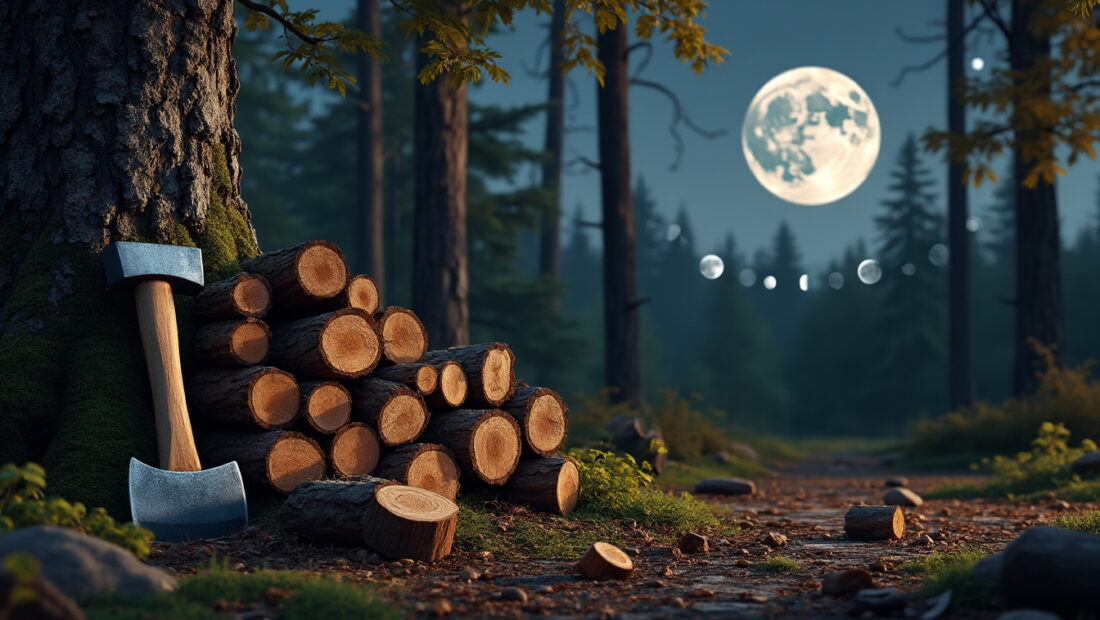 découvrez le moment idéal pour couper votre bois de chauffage en fonction des phases lunaires afin d'optimiser sa qualité et son séchage.