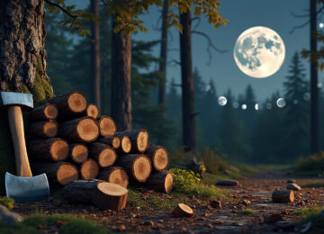 découvrez le moment idéal pour couper votre bois de chauffage en fonction des phases lunaires afin d'optimiser sa qualité et son séchage.