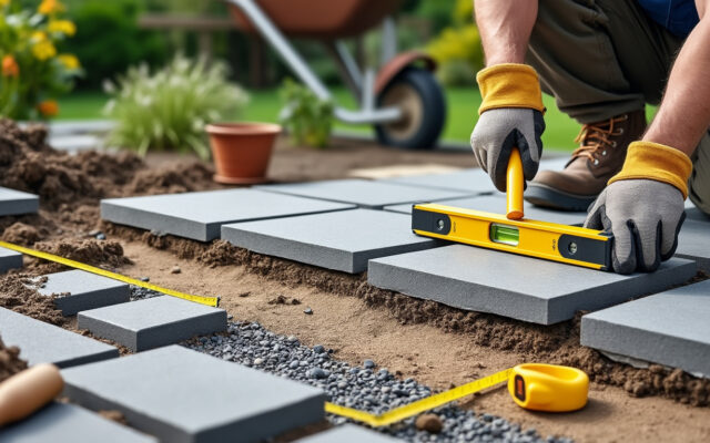 découvrez comment poser des dalles et des pavés sur un terrain naturel : préparation du sol, étapes de pose et conseils pratiques pour un résultat durable.