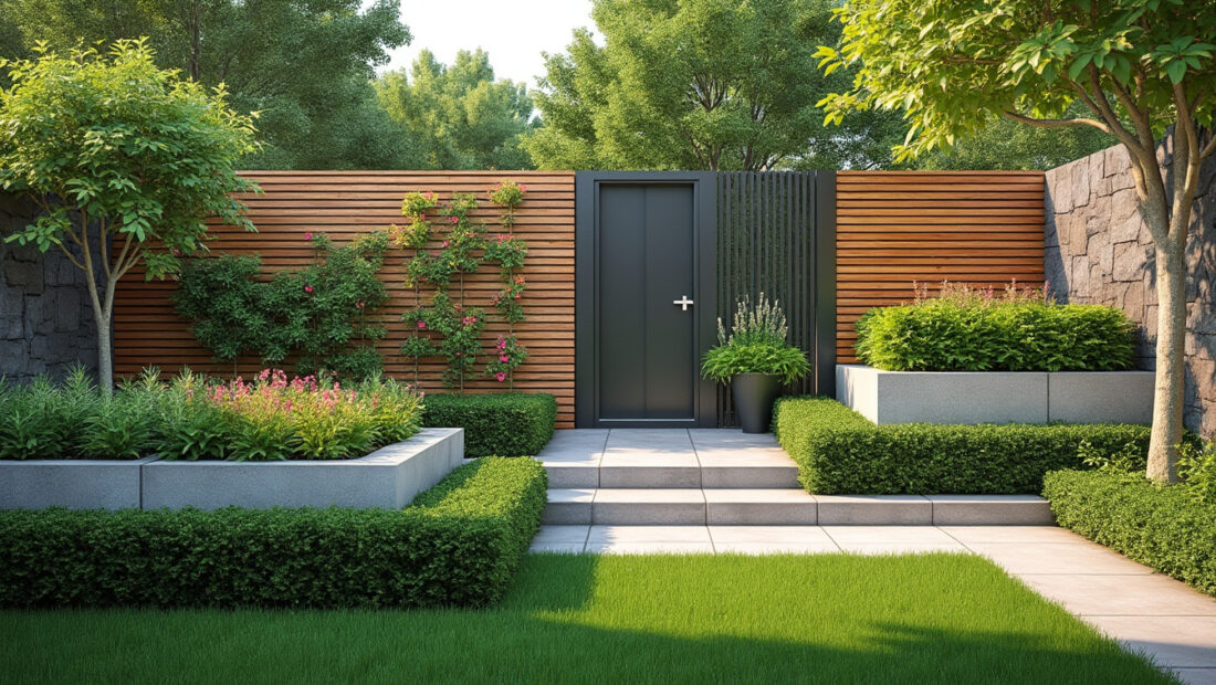 découvrez des solutions astucieuses et élégantes pour délimiter votre jardin avec style, alliant praticité et design pour un espace extérieur unique.